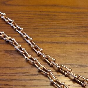 Rose Gold Link Necklace